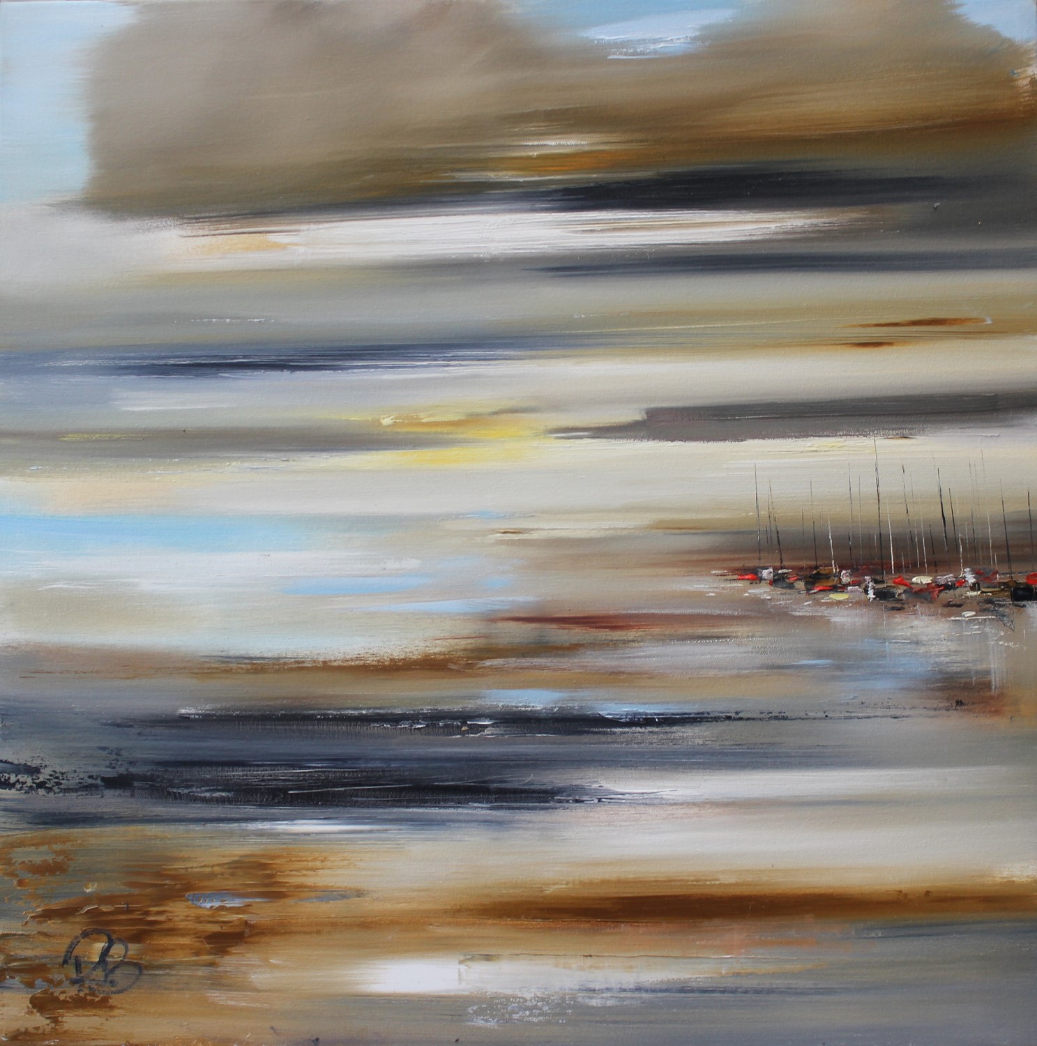 'View Across the Bay' by artist Rosanne Barr